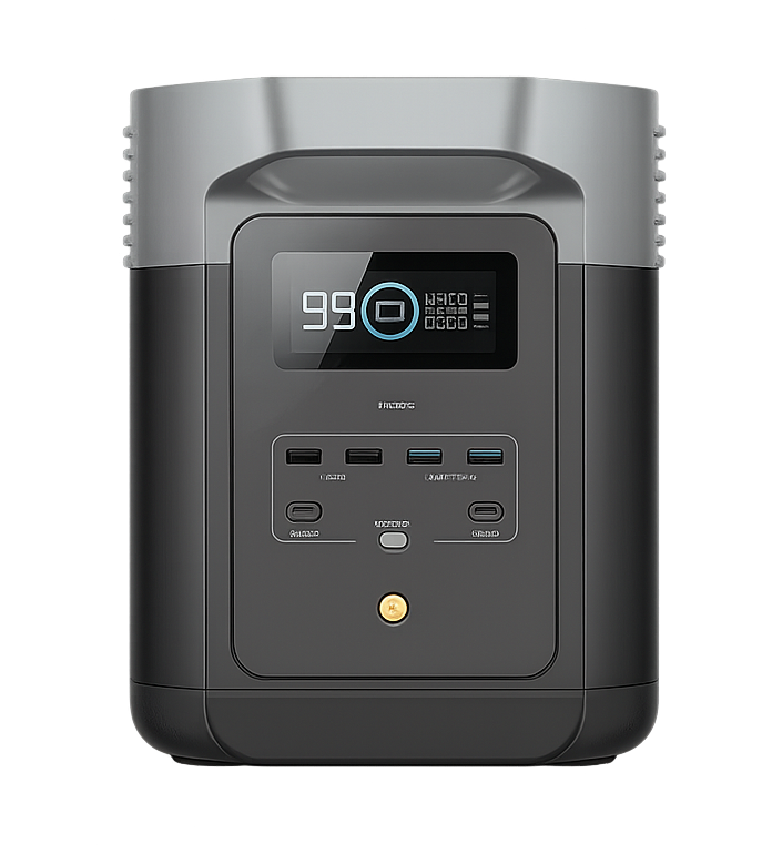 EcoFlow DELTA 2 power station fast charging display