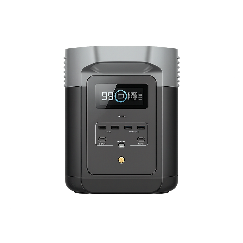 EcoFlow DELTA 2 power station fast charging display