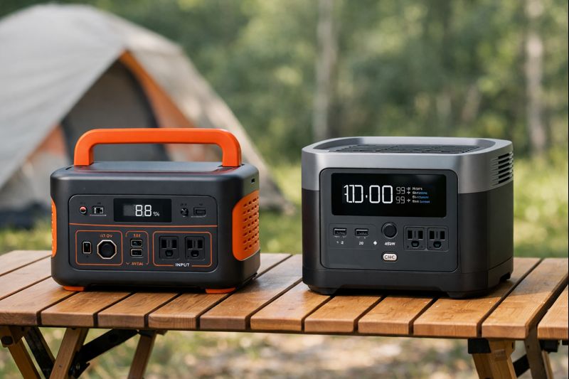 Jackery Explorer 300 Plus vs EcoFlow RIVER 2 comparison for camping