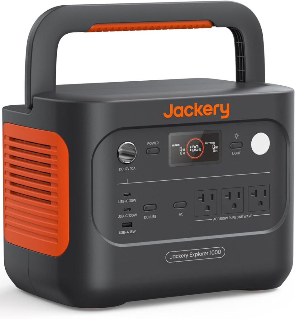 Jackery Explorer 1000 v2 for home backup