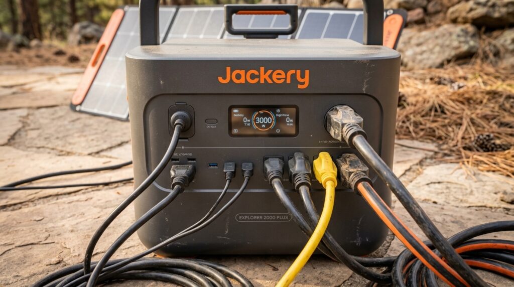 Jackery Explorer 2000 Plus review powering heavy power tools.