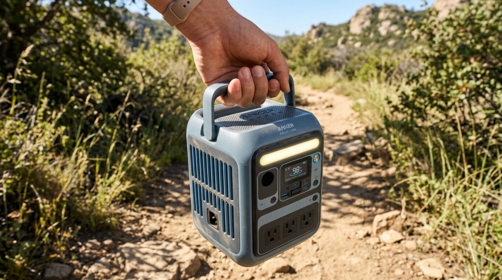 Anker SOLIX C300 review portable design