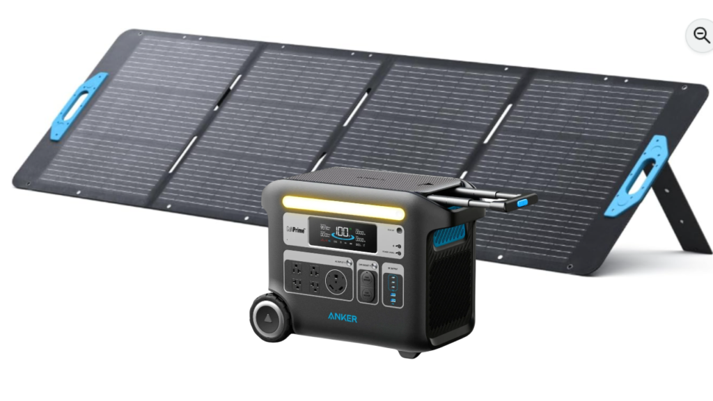 The Anker SOLIX PS200 ranked as the overall best solar panels for Anker SOLIX F2000.