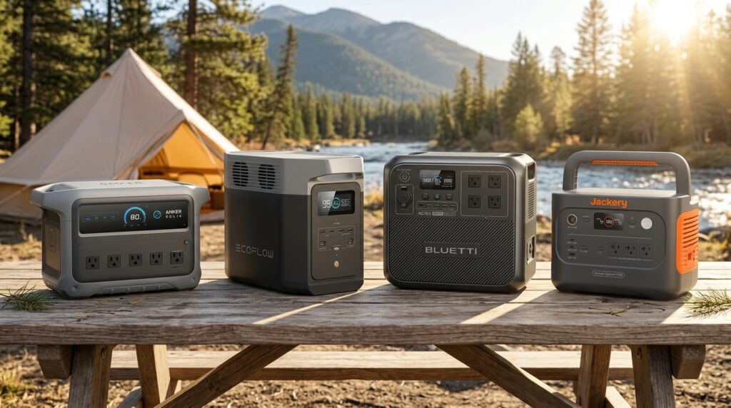 The top four units competing for the title of the best 1000W portable power station in 2026.