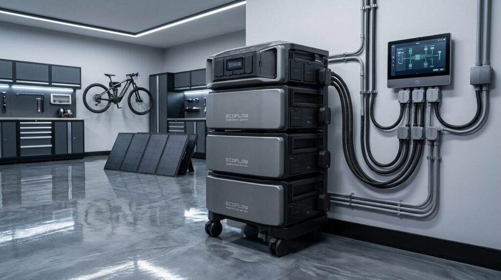 EcoFlow DELTA Pro Ultra acting as the best whole home battery backup system.