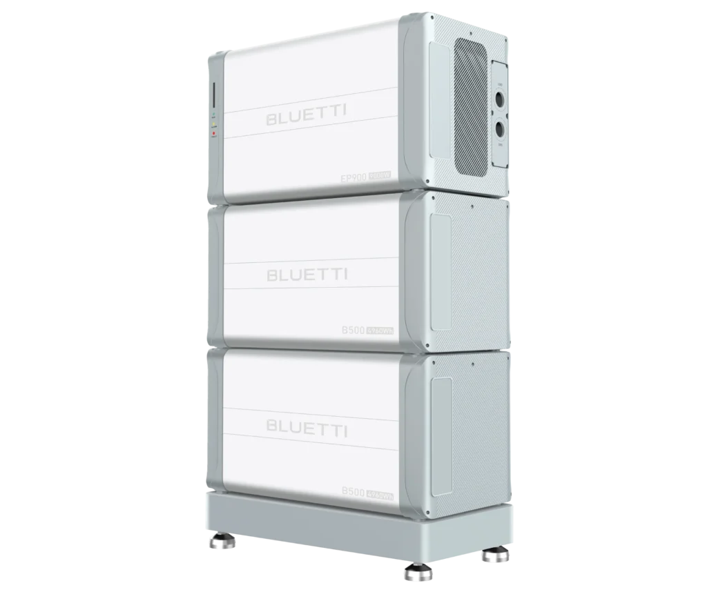 Highlighting the modular B500 battery capacity in this bluetti ep900 review.