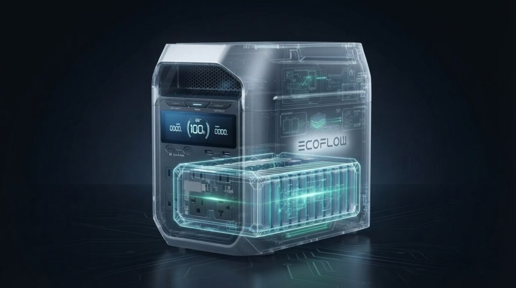 Highlighting the 10-year LiFePO4 battery lifespan in this ecoflow delta 3 plus review