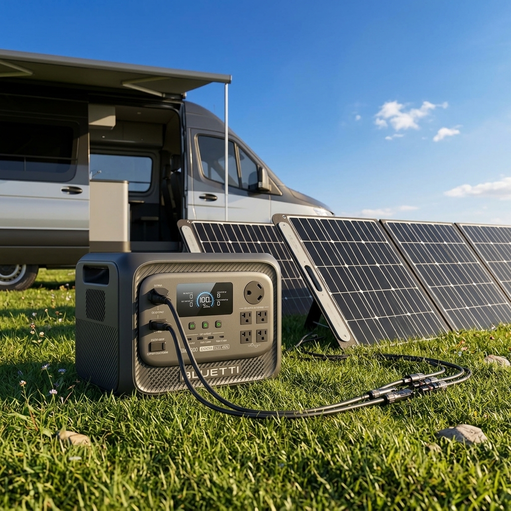 Testing the rapid off-grid solar charging speeds for the bluetti elite 300 review.