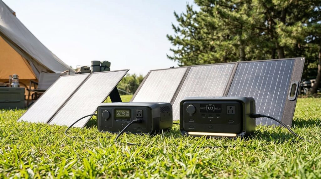 Evaluating the 110W and 220W solar input limits in the ecoflow river 3 vs river 3 plus comparison.