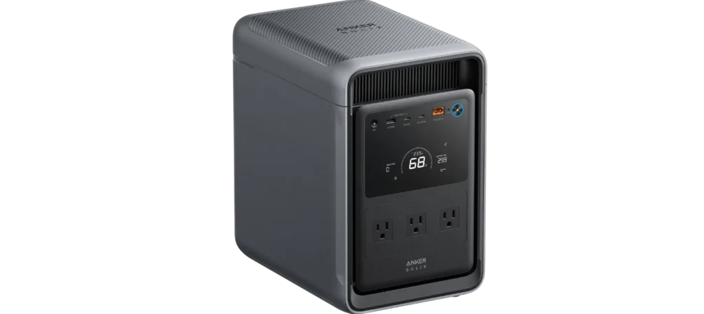 Testing the highly efficient 1500W AC output ports in our anker solix s2000 review.