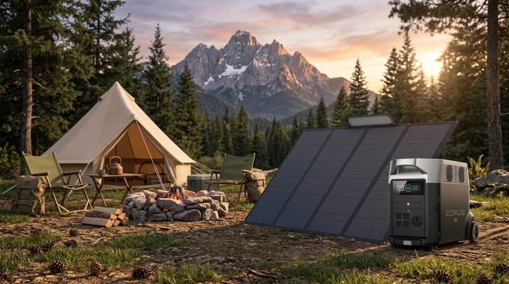 Testing the rapid 1600W off-grid solar charging speeds for the ecoflow delta pro review
