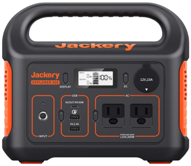 The Jackery Explorer 300 chosen as the budget pick for the best portable power station deals.